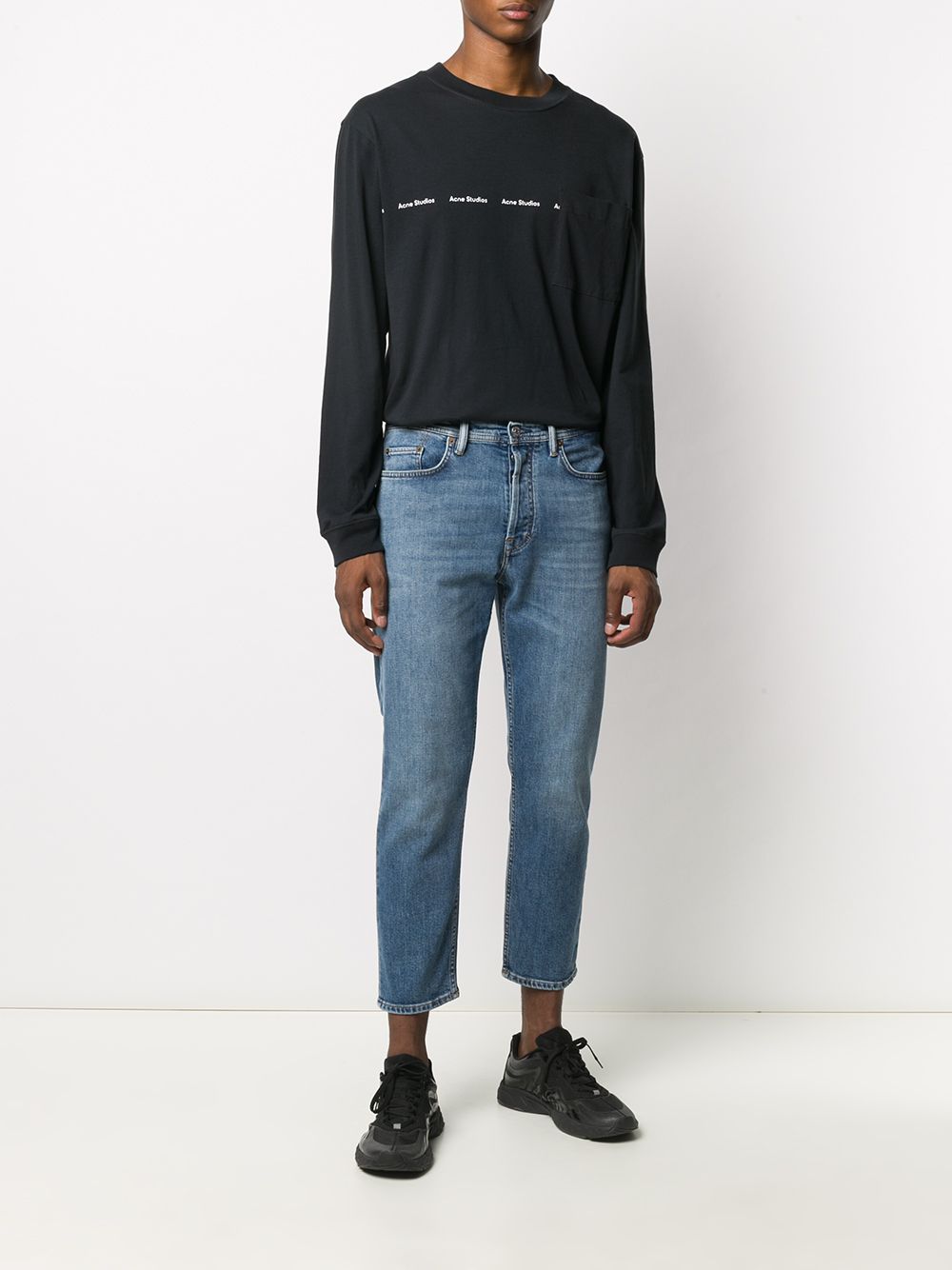 Organic cotton denim slim jeans