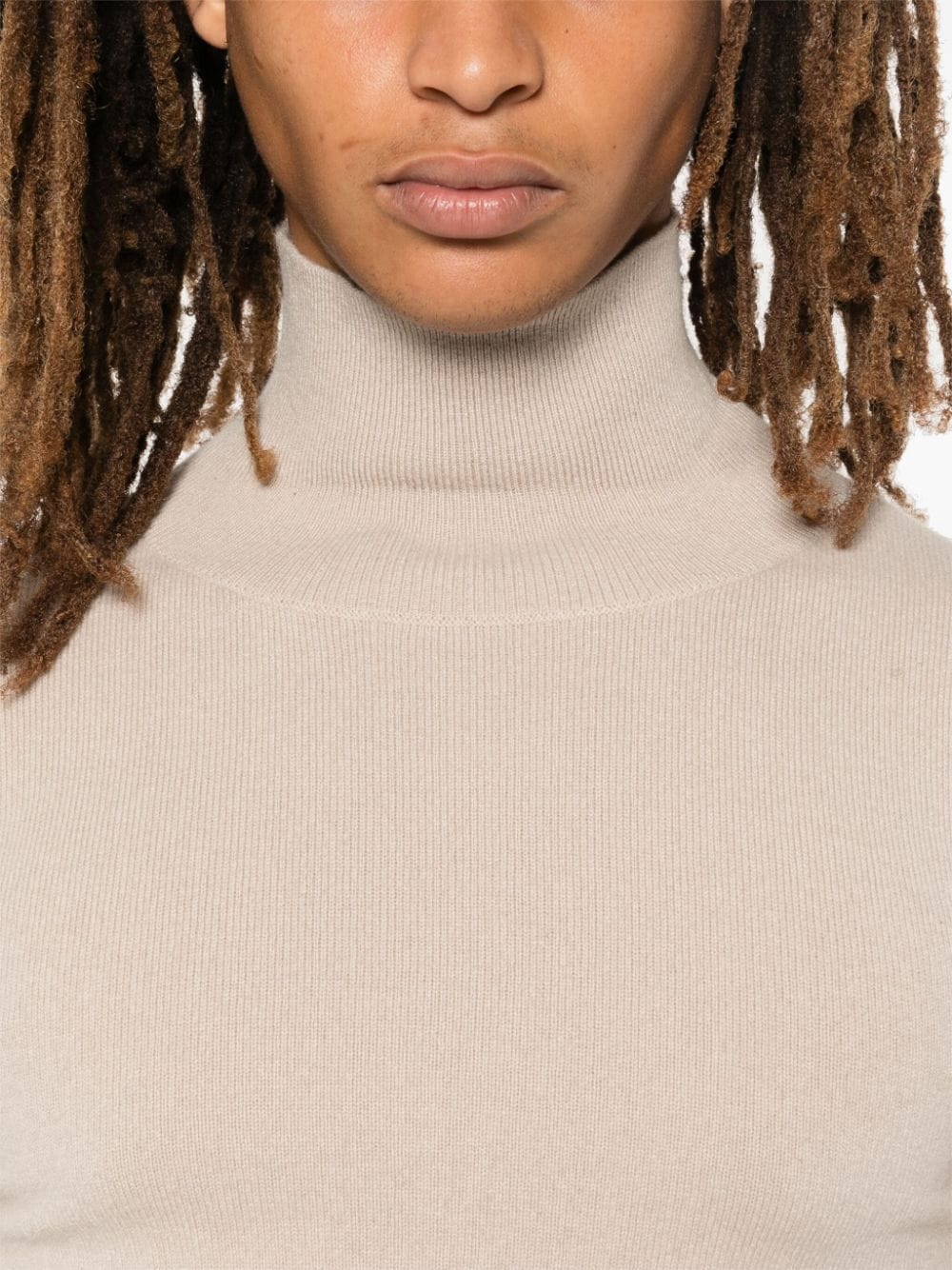 Audrey cashmere high-neck jumper