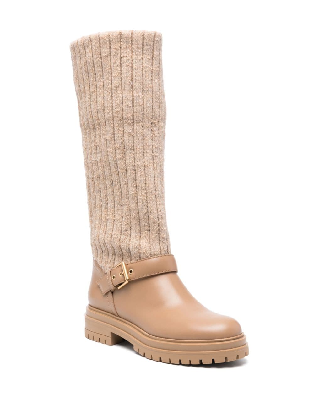 Knitted boots