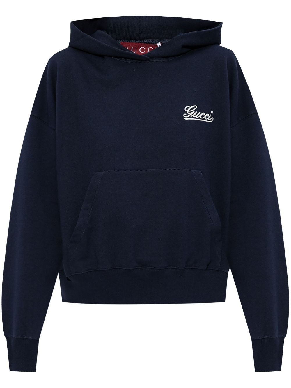 Logo cotton hoodie