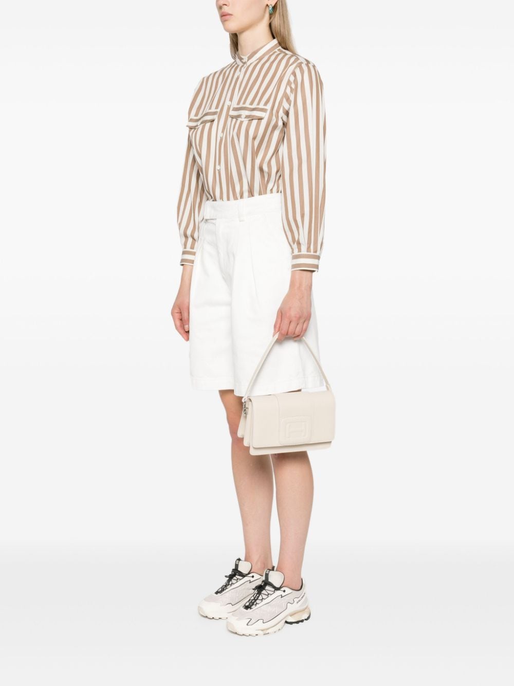 H-bag leather crossbody bag