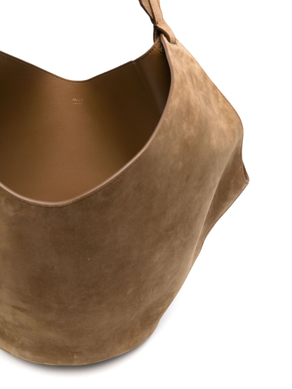Lotus medium leather shoulder bag