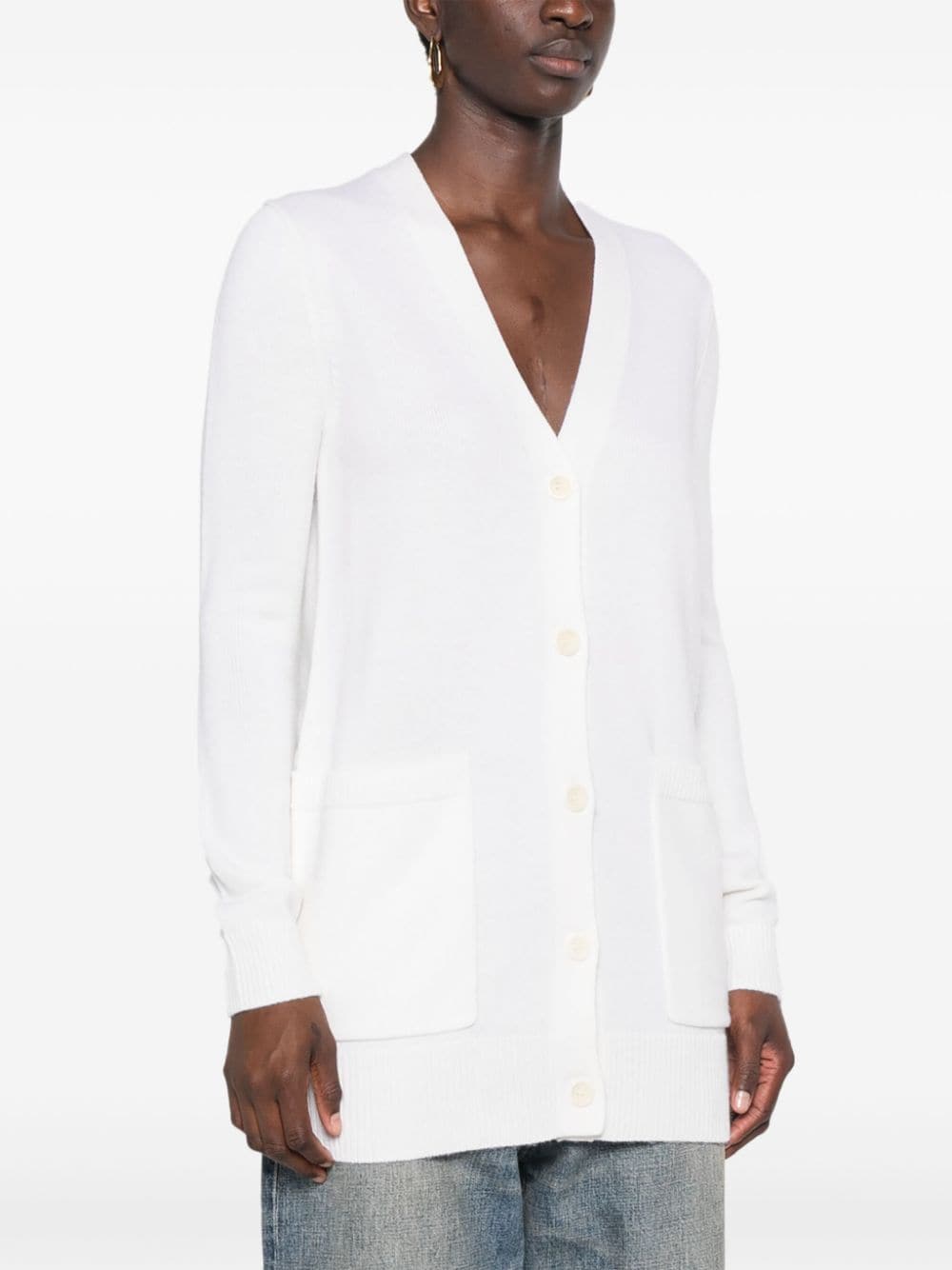 Wool and cashmere blend cardigan