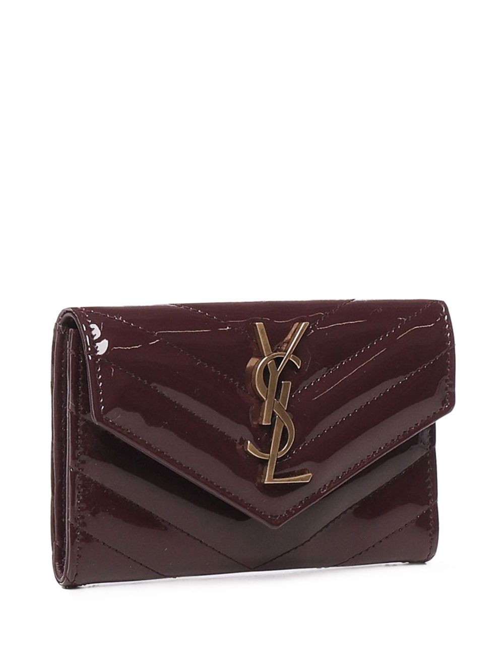 Cassandre patent leather card case