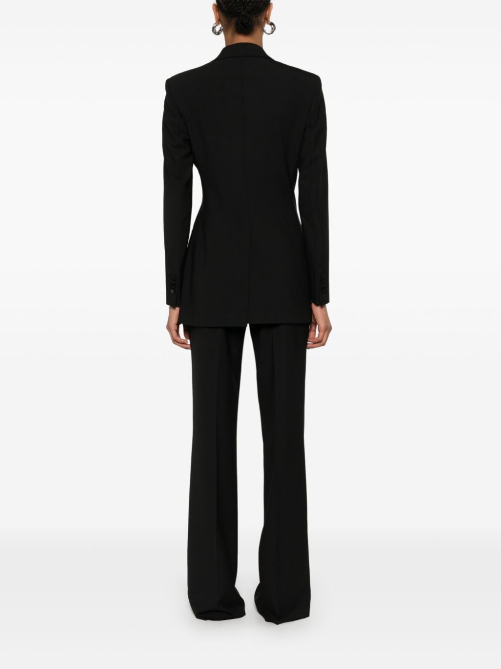 Wool double-breasted suit