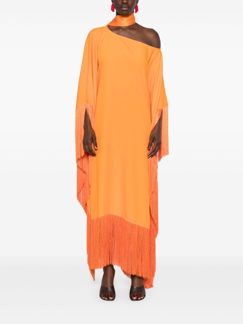 Tevere fringed kaftan