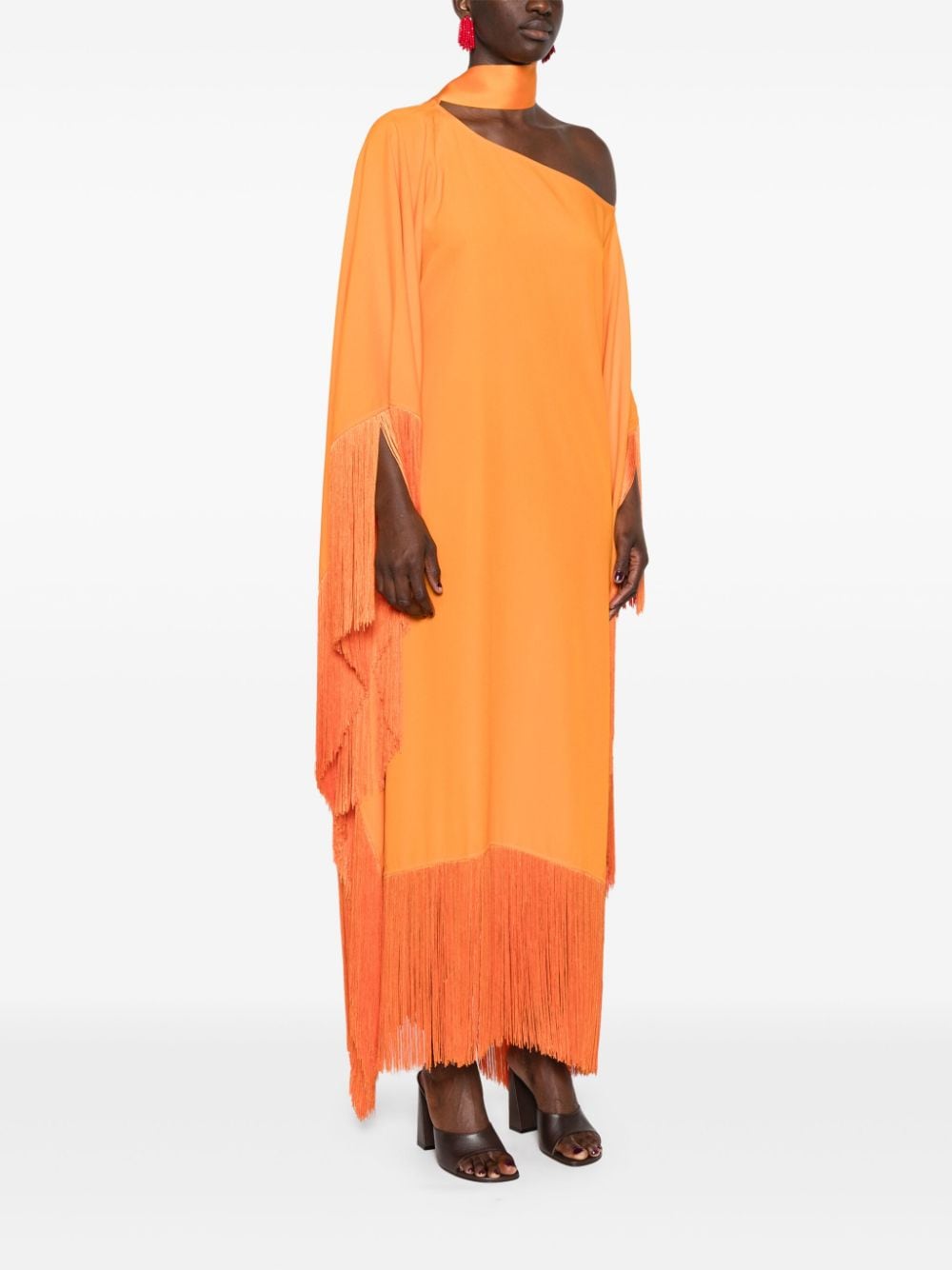 Tevere fringed kaftan