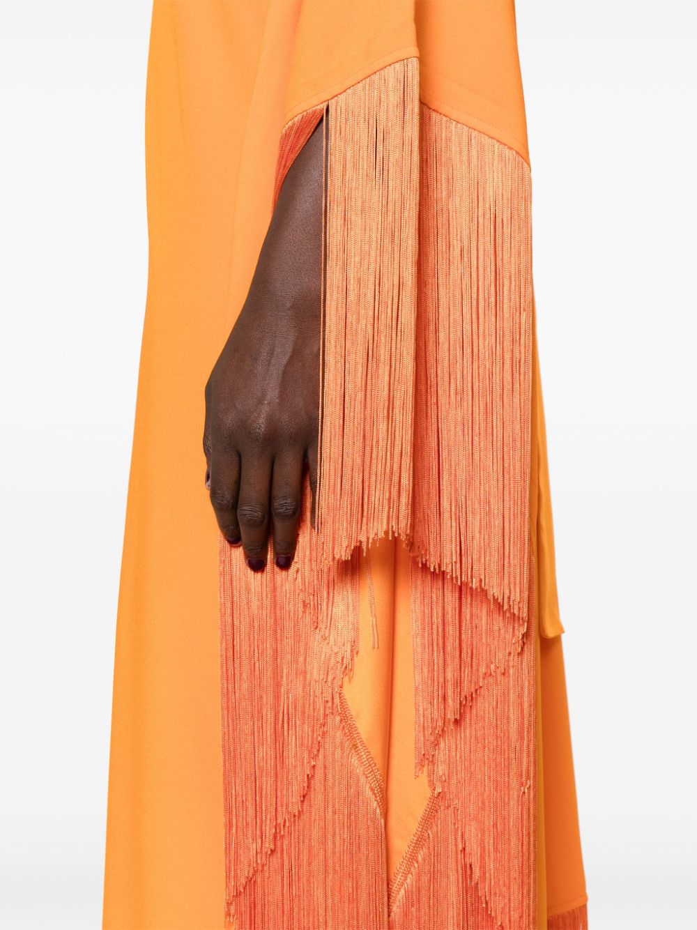 Tevere fringed kaftan