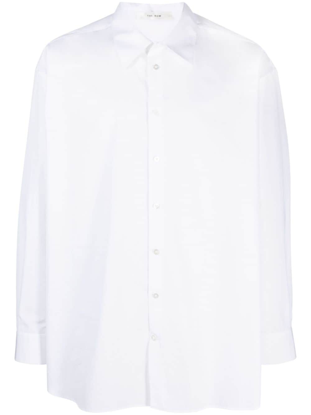 Oversized cotton shirt