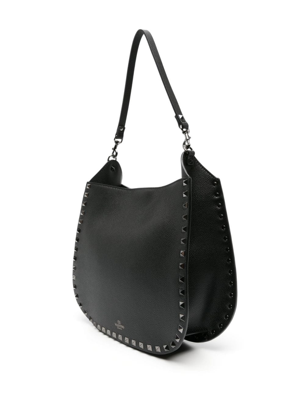 Hobo rockstud leather shoulder bag