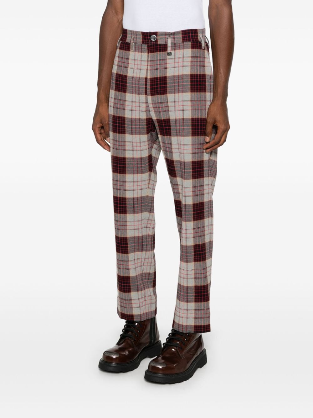 Check trousers