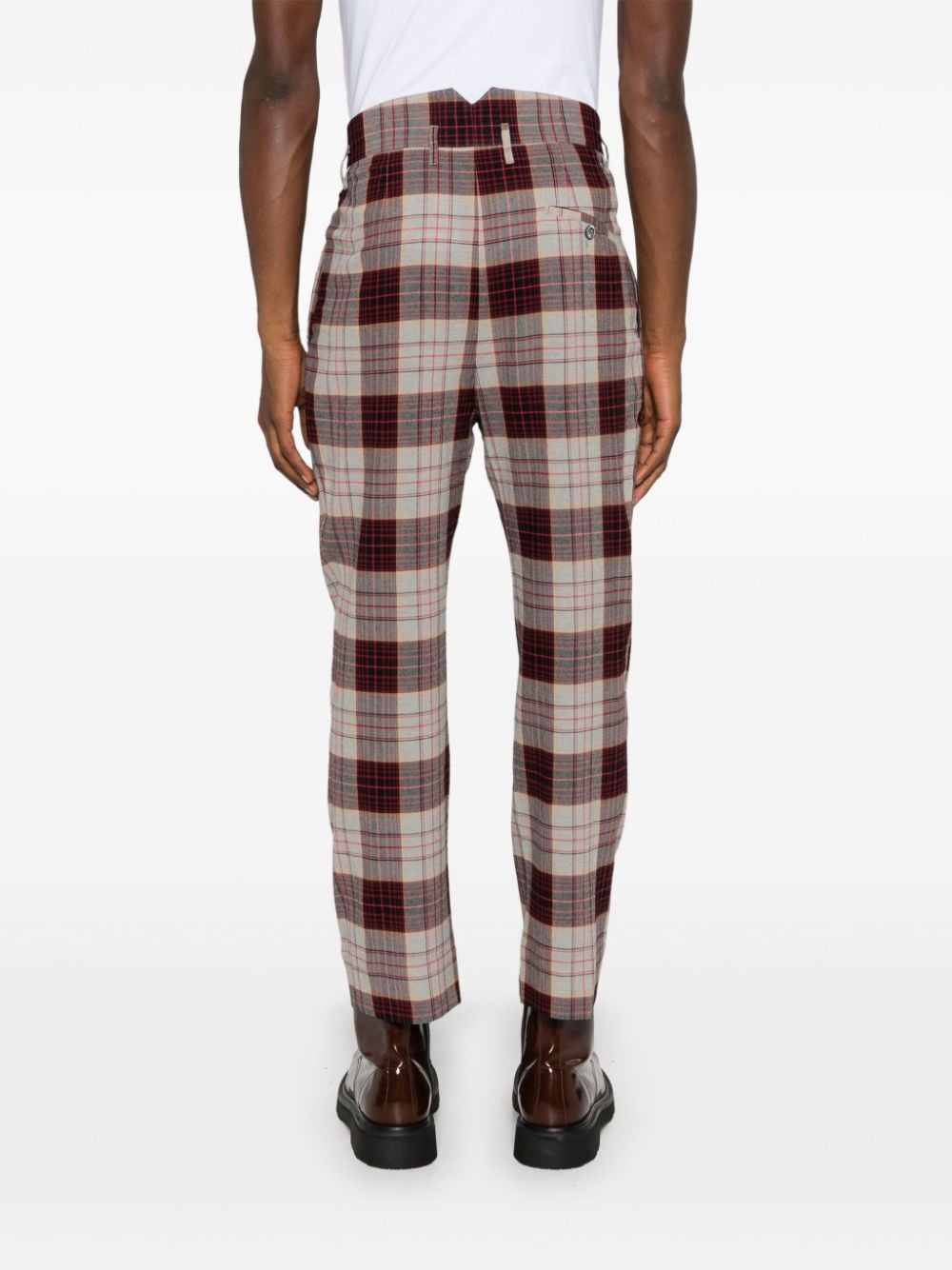Check trousers