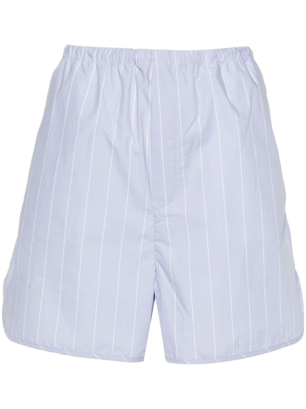 Striped drawstring shorts