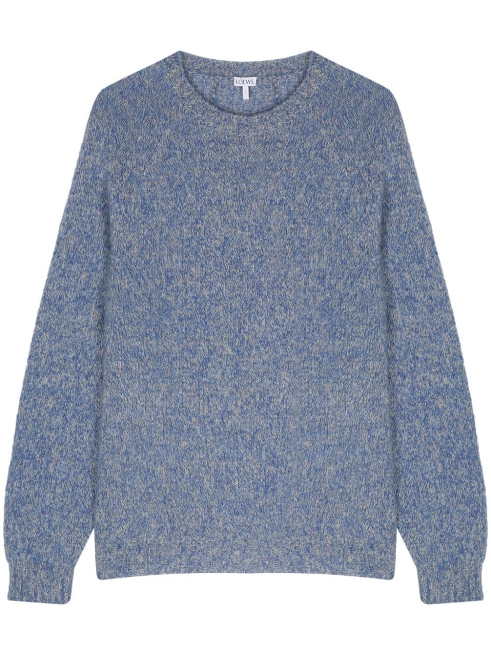 Wool crewneck jumper