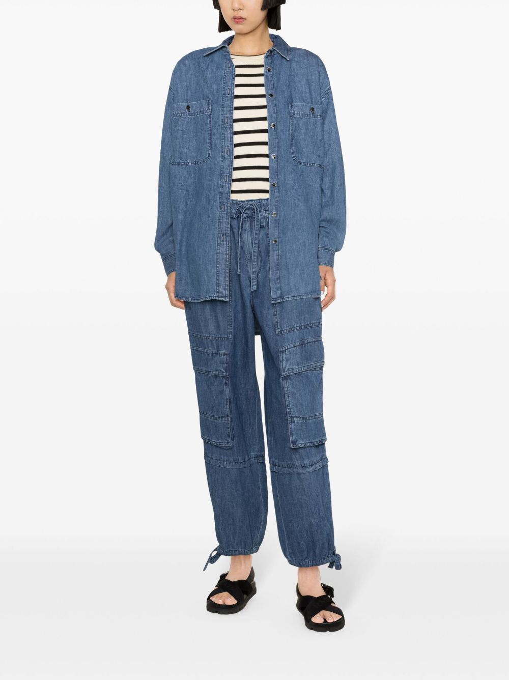 Ivy cotton cargo trousers