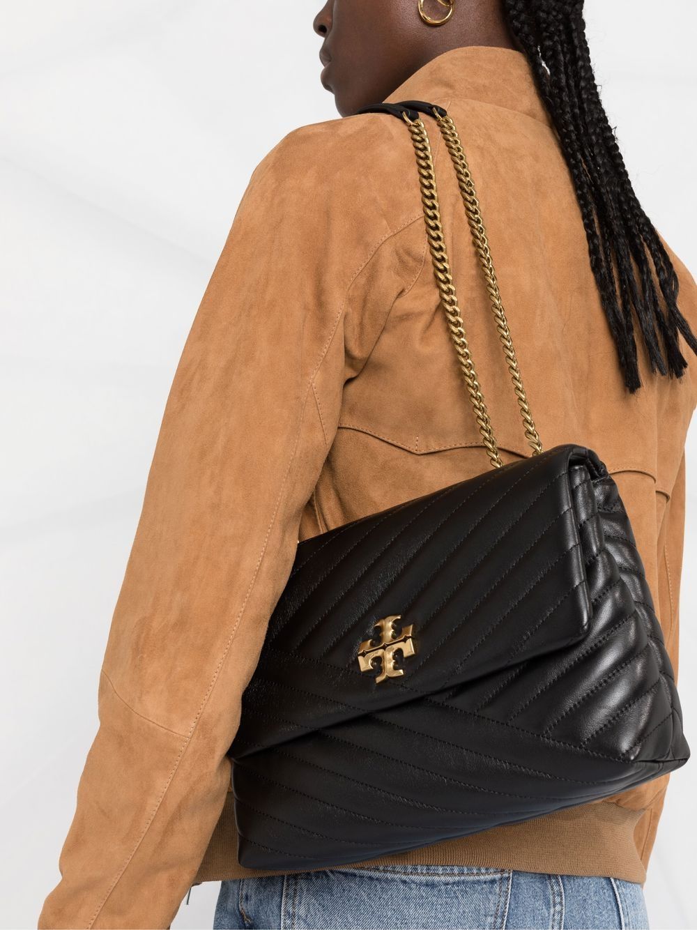 Kira leather shoulder bag