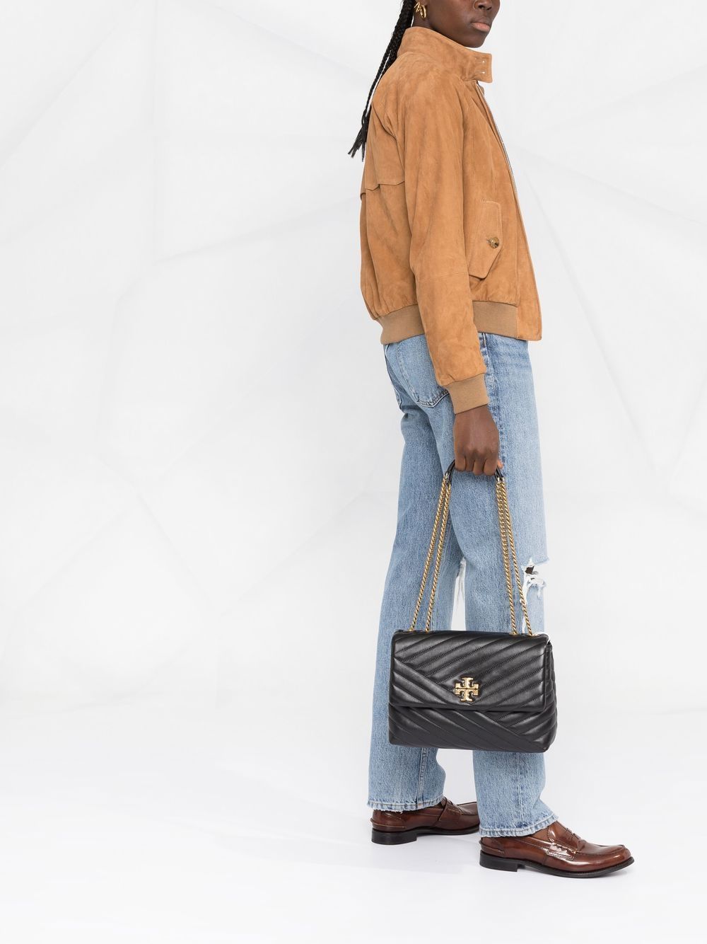 Kira leather shoulder bag