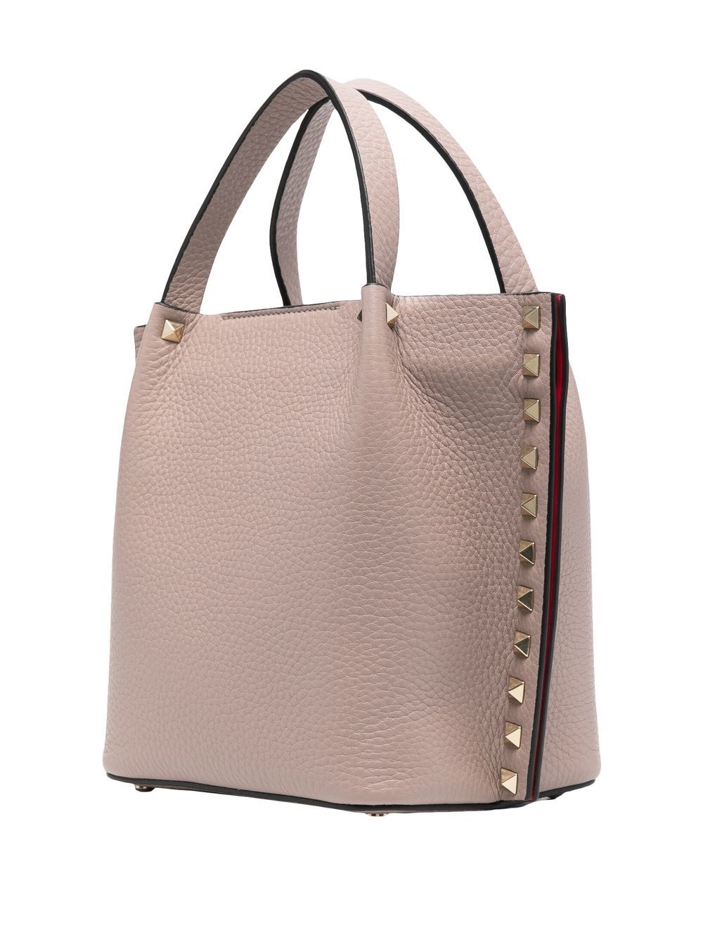 Rockstud small leather tote bag