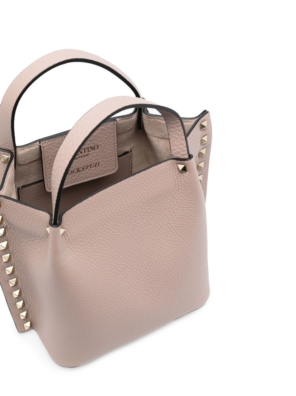 Rockstud small leather tote bag