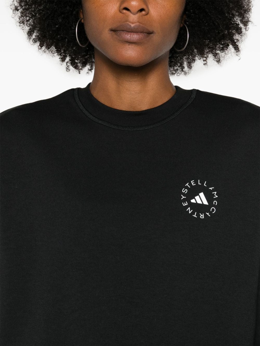 Logo cotton blend sweatshirt