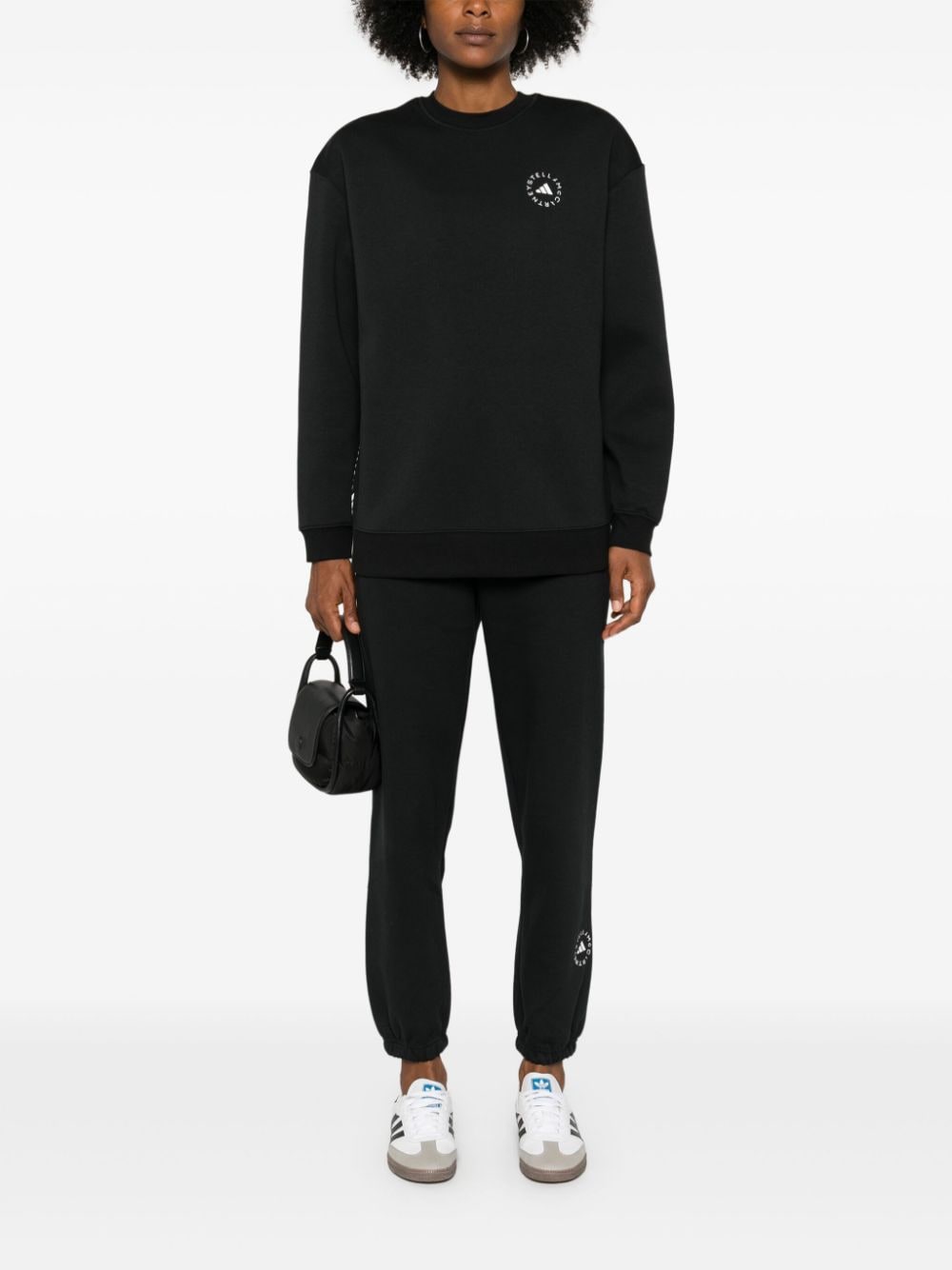 Logo cotton blend sweatshirt