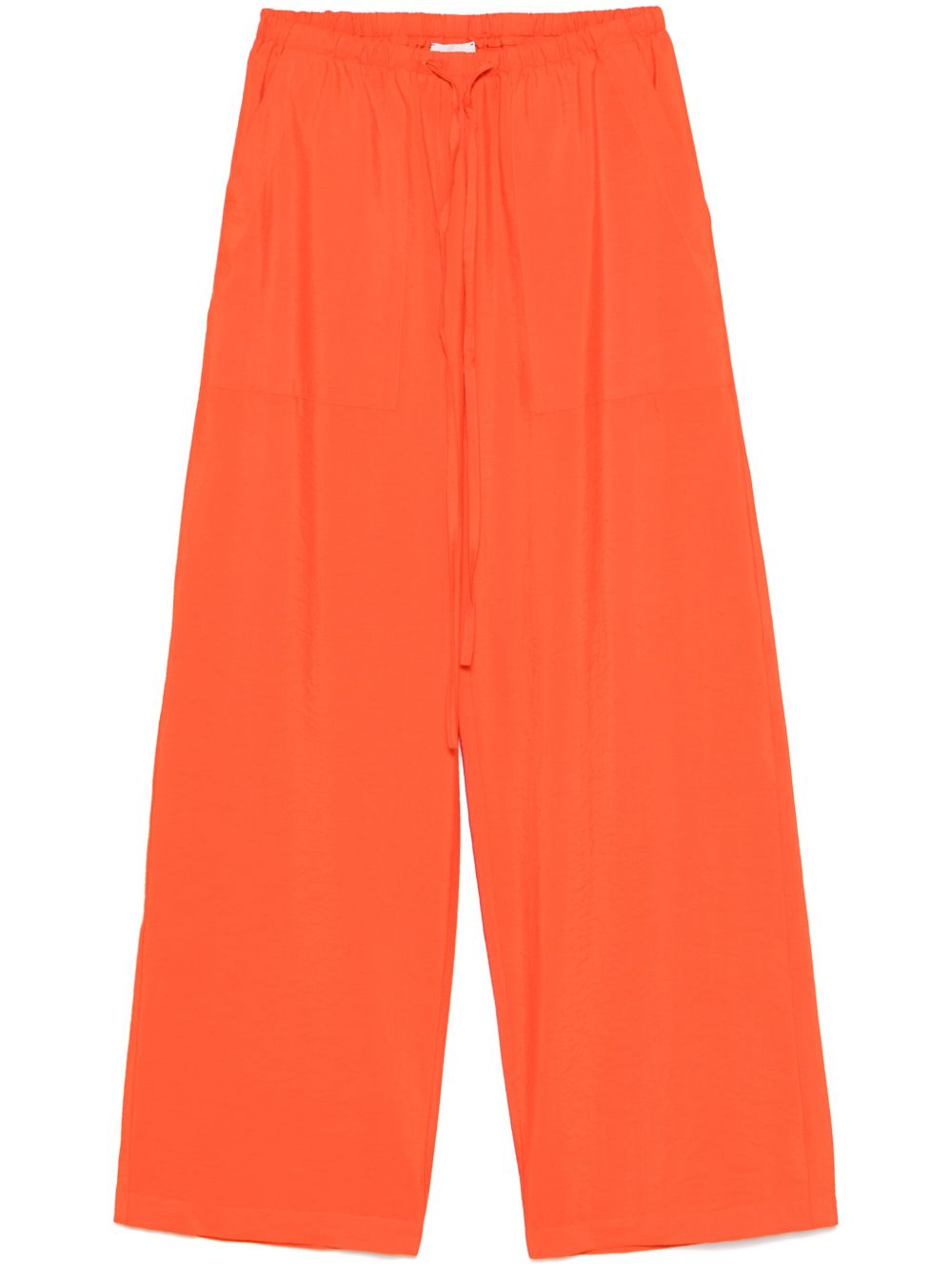 Silk blend trousers