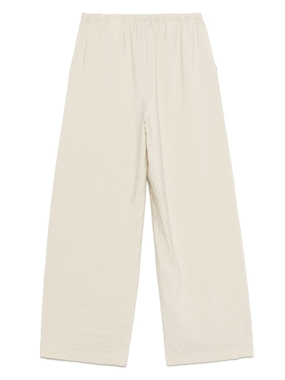 Silk blend trousers