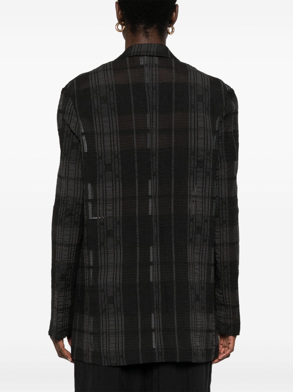 Single-breasted blazer jacket