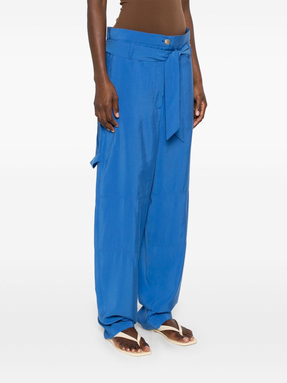 Belted trousers