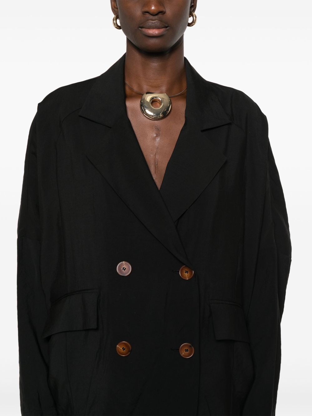 Double-breasted blazer jacket