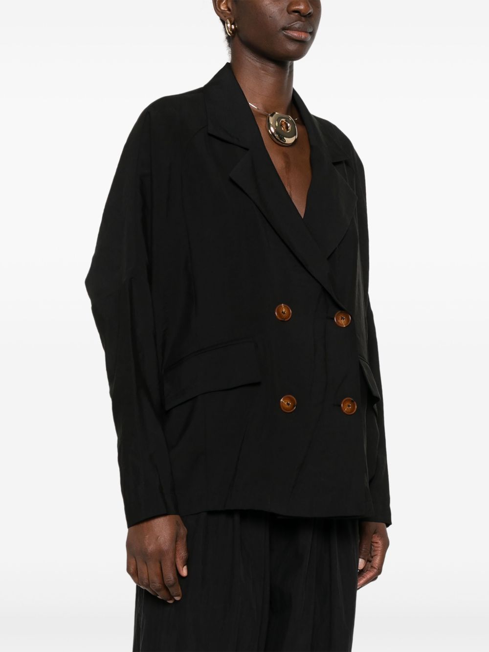 Double-breasted blazer jacket