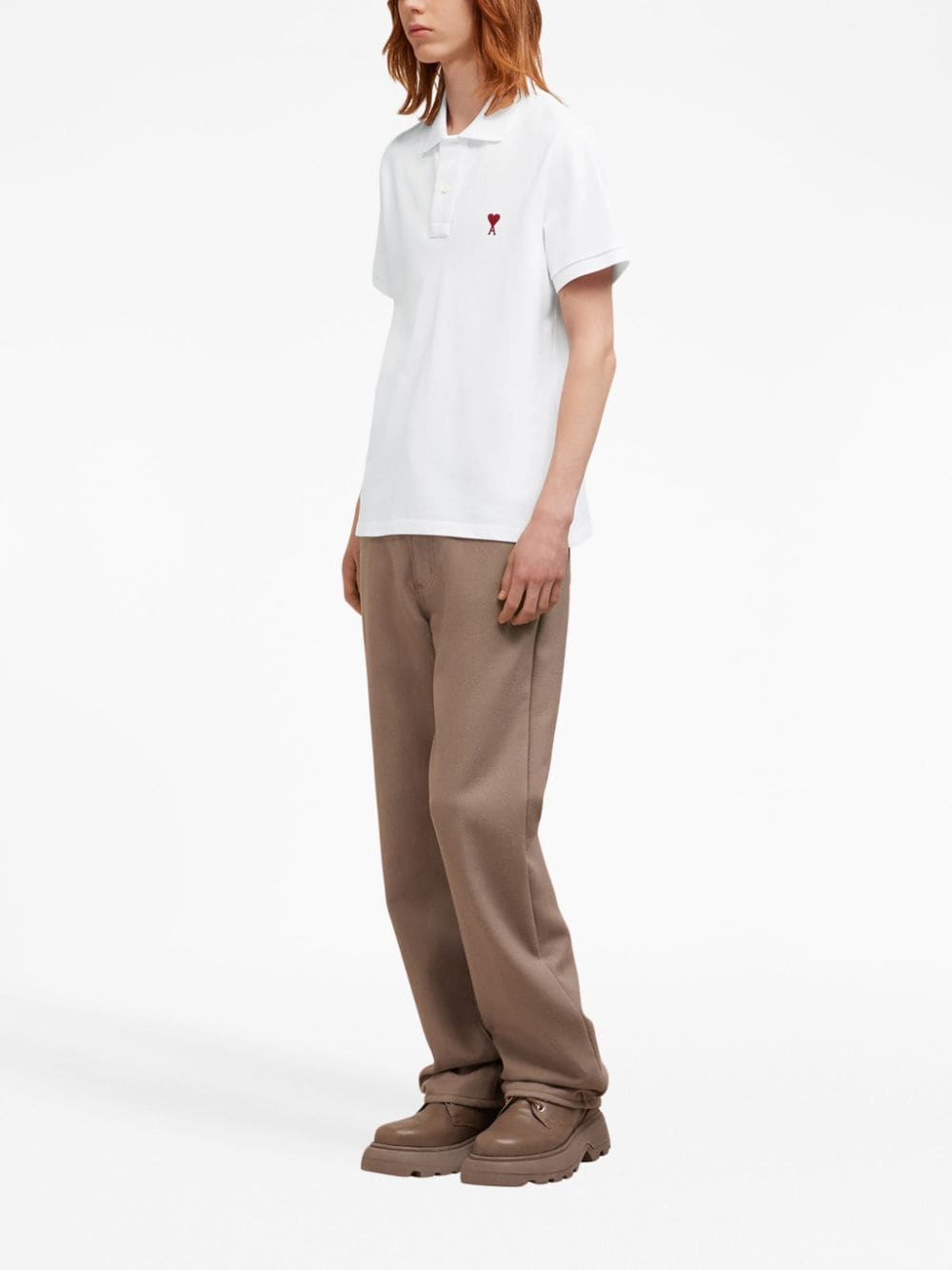 Ami de coeur organic cotton polo shirt