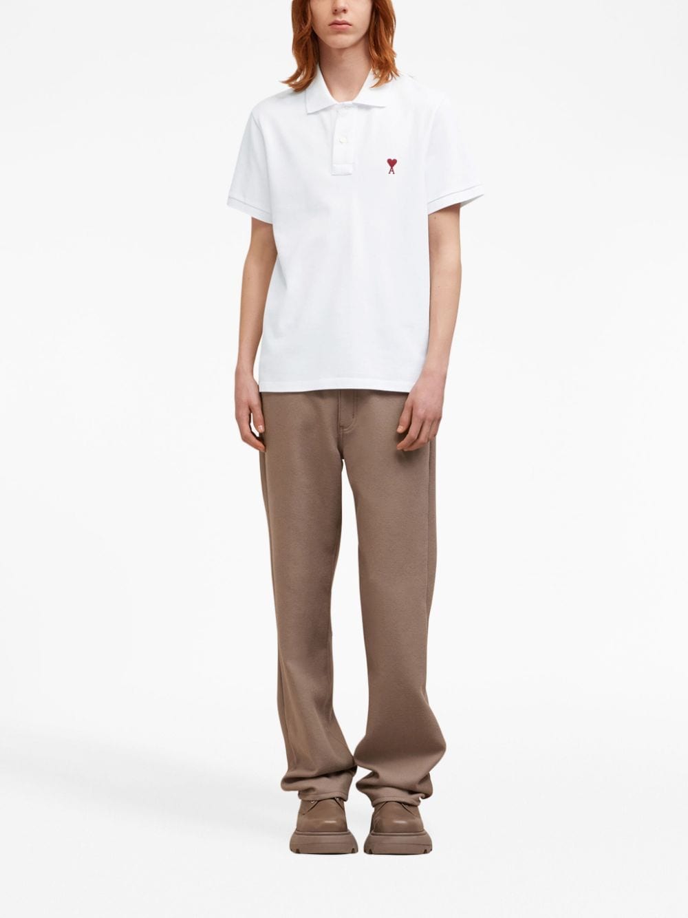 Ami de coeur organic cotton polo shirt