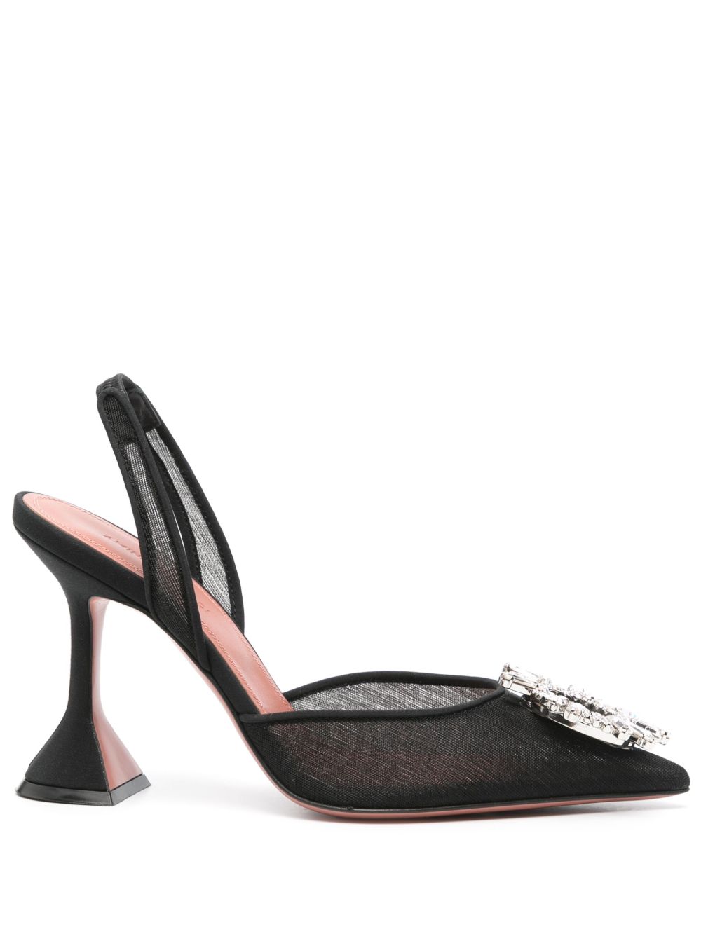 Begum mesh slingback pumps
