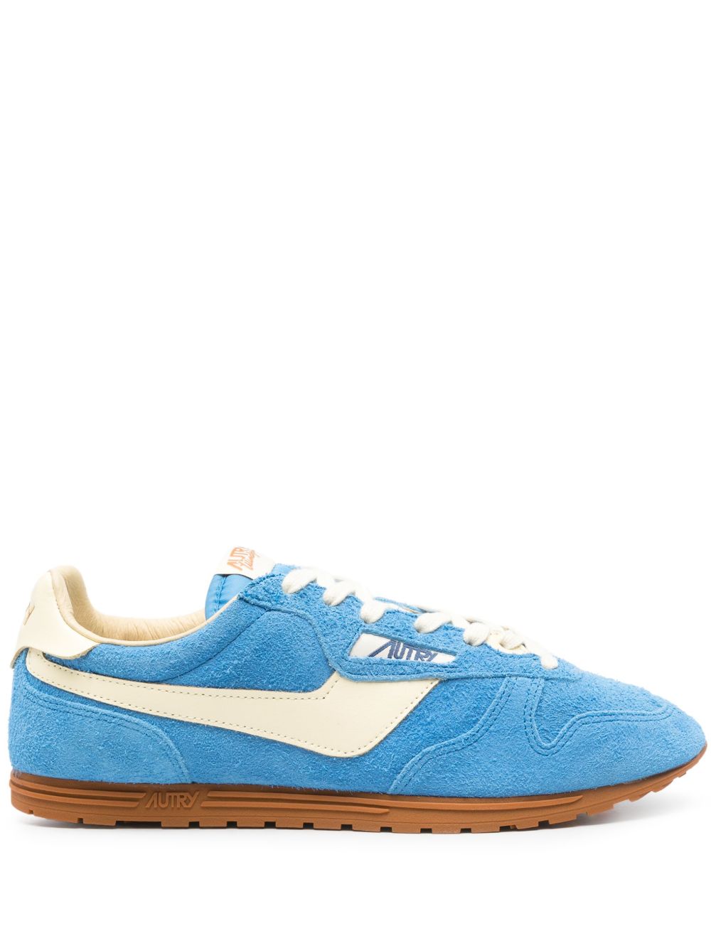 Windspin low leather sneakers