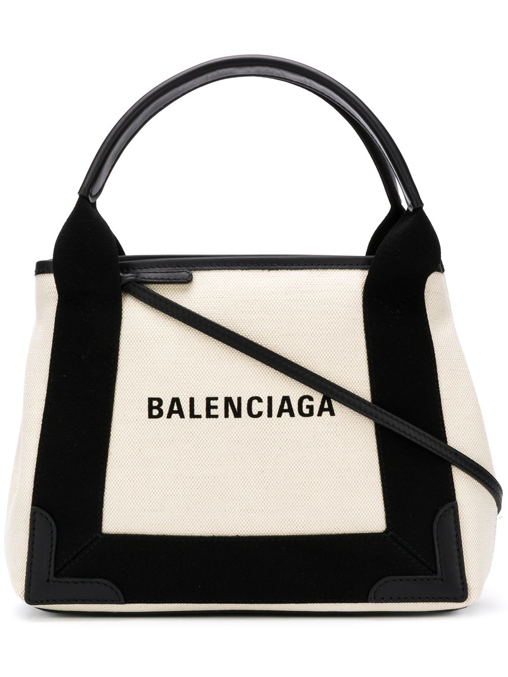 Navy cabas xs canvas tote bag