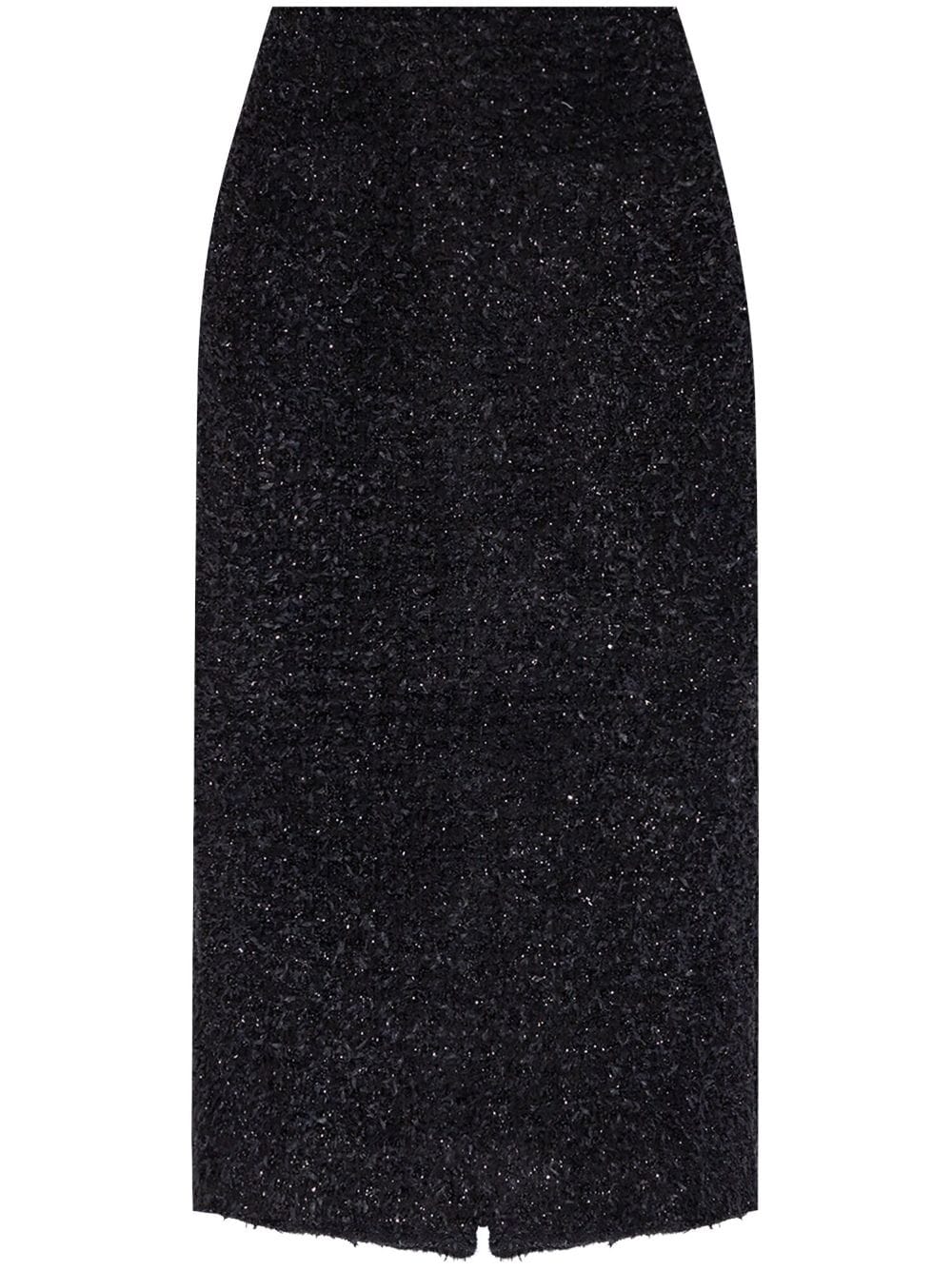 Tweed midi skirt