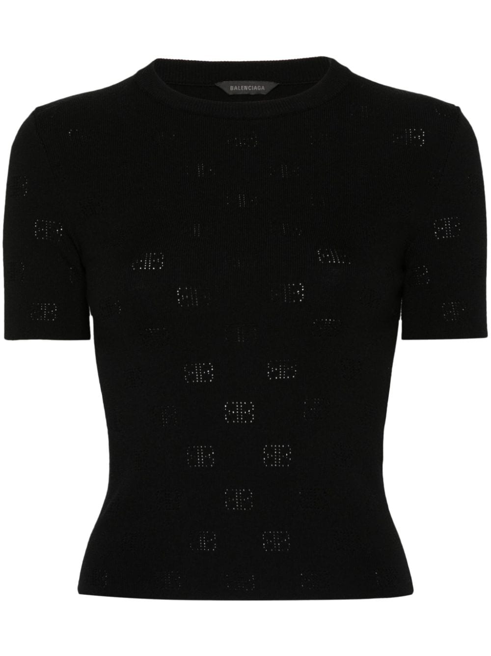 Open-knit wool top