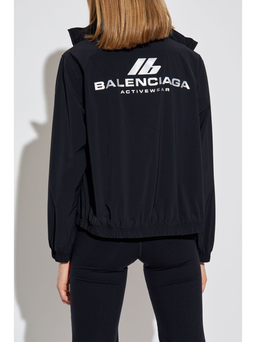 Shrunk nylon windbreaker