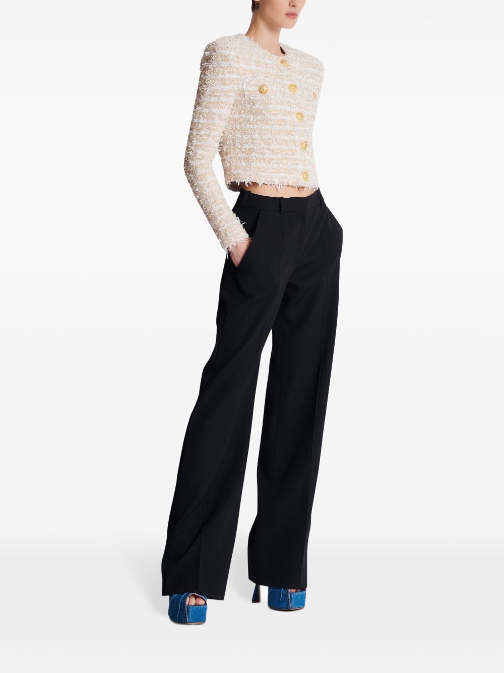 Tweed cropped jacket