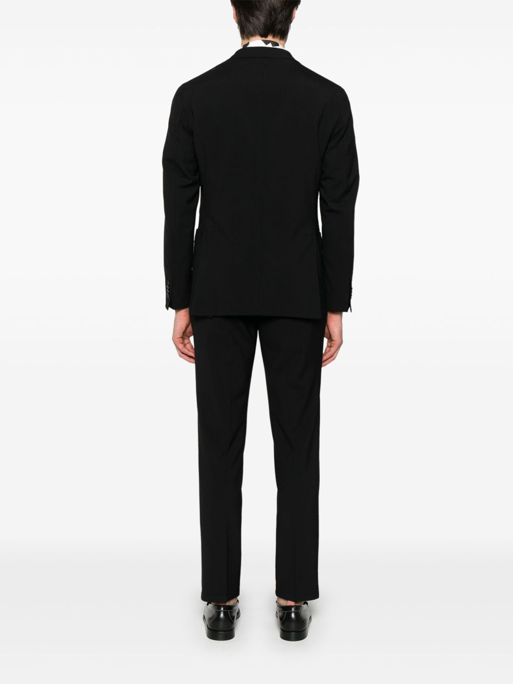Wool double-breasted suit