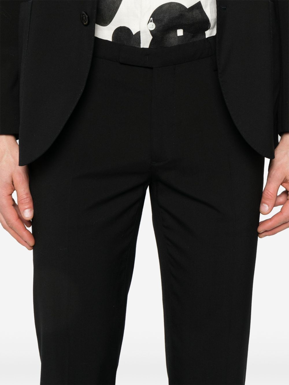 Wool double-breasted suit