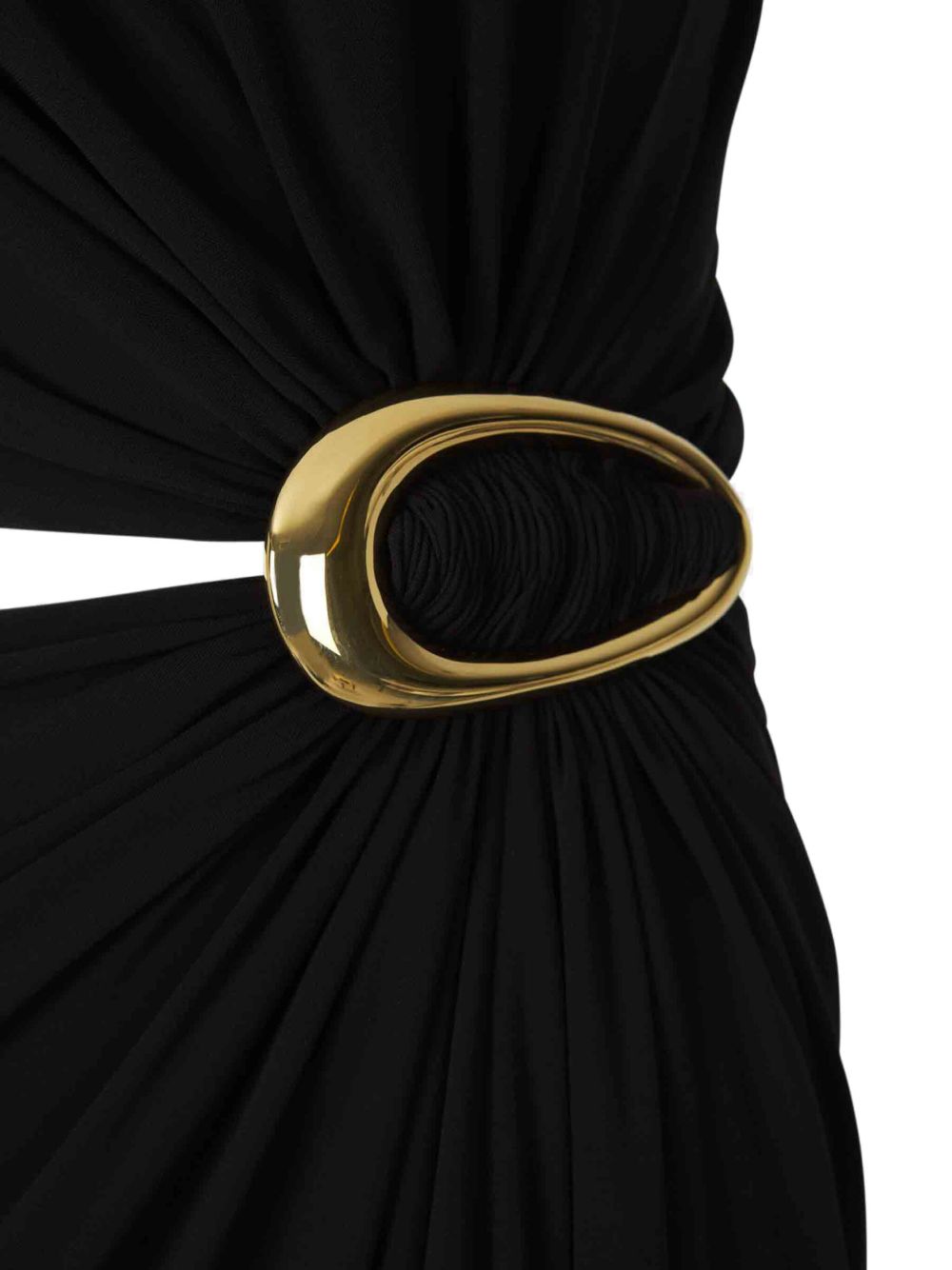 One-shoulder midi dress