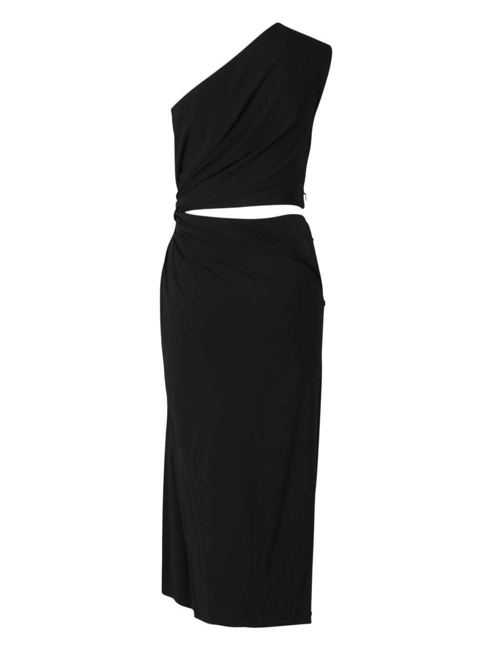 One-shoulder midi dress