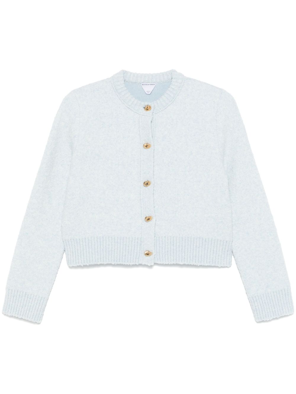 Bouclé wool cardigan