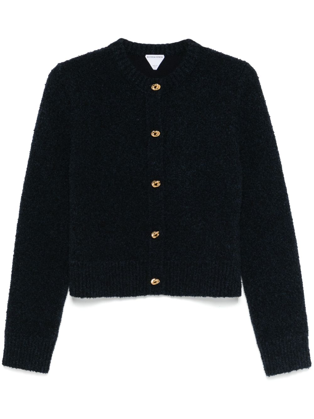 Bouclé wool cardigan