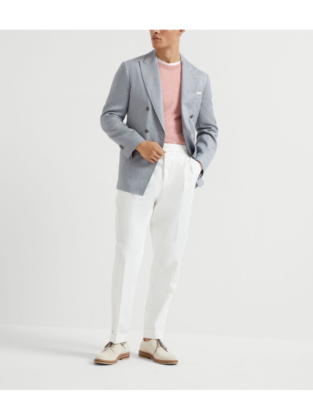 Cashmere crewneck sweater