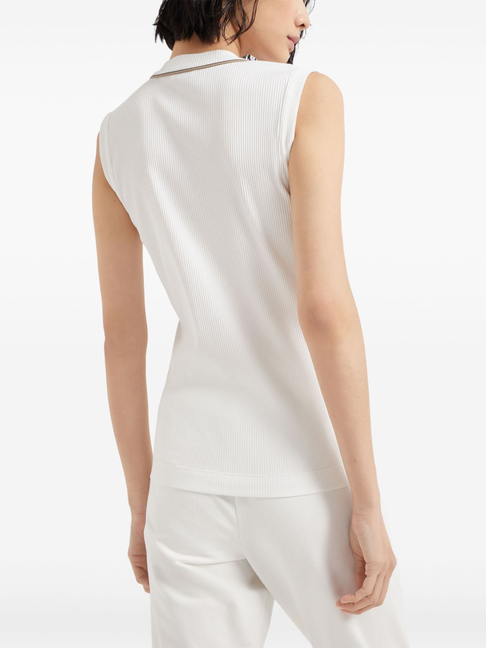 Cotton v-necked top