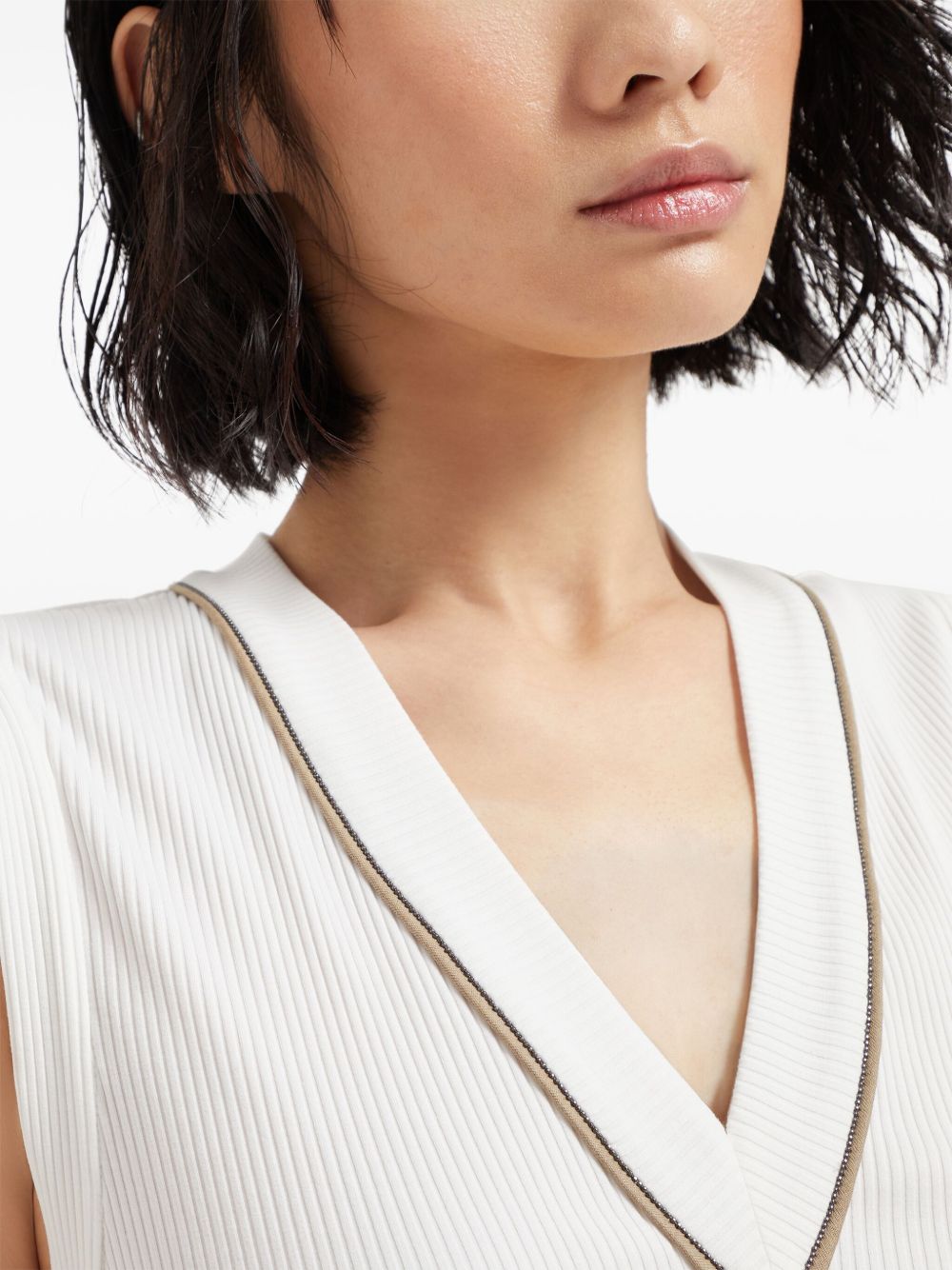 Cotton v-necked top