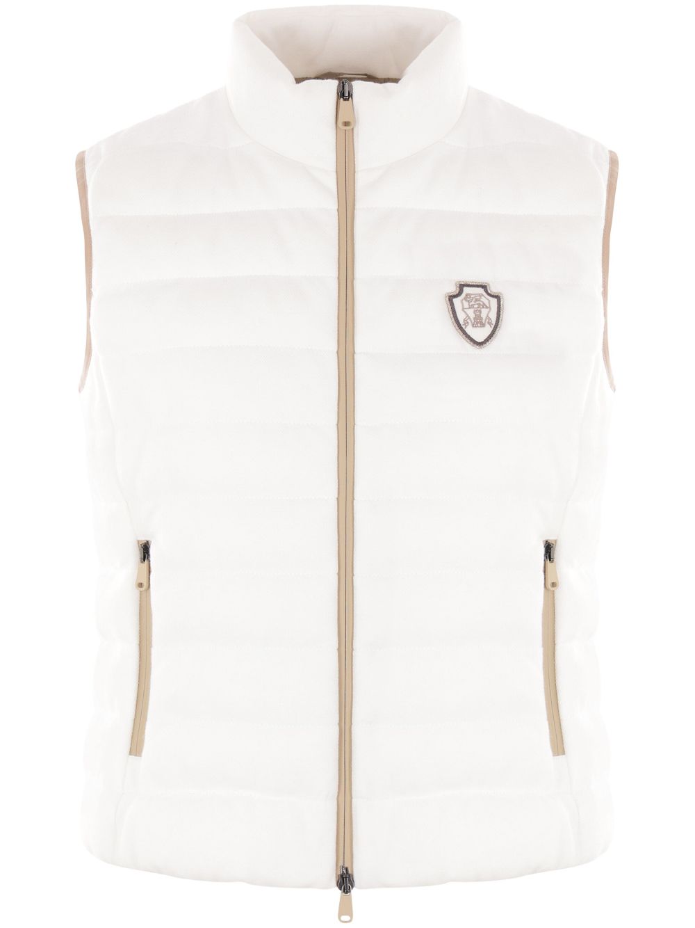 Logo down vest